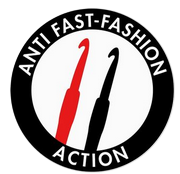 Anti Fast Fashion Action Logo Häkelkollektiv Freiburg
